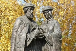 Скульптурная композиция «Святые Благоверные Петр и Феврония Муромские»