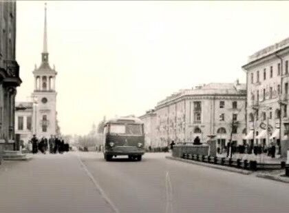 Вид улицы Карла Маркса. Примерно 1963-1965 годы.
